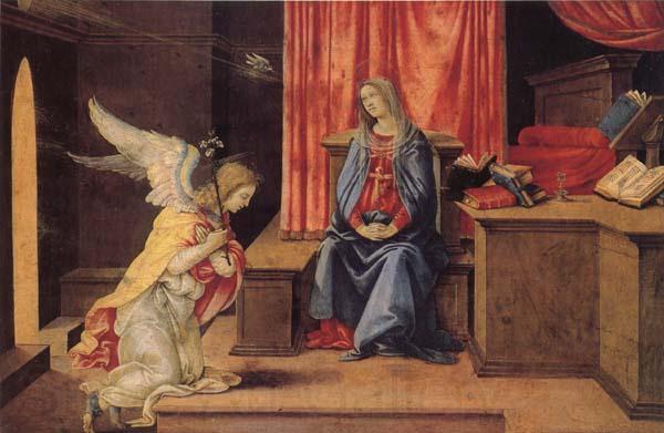 Filippino Lippi Annunciation Spain oil painting art